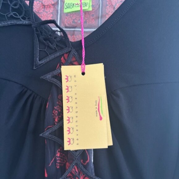 Save The Queen Vintage With Tags Stunning Top Large - Picture 5 of 14